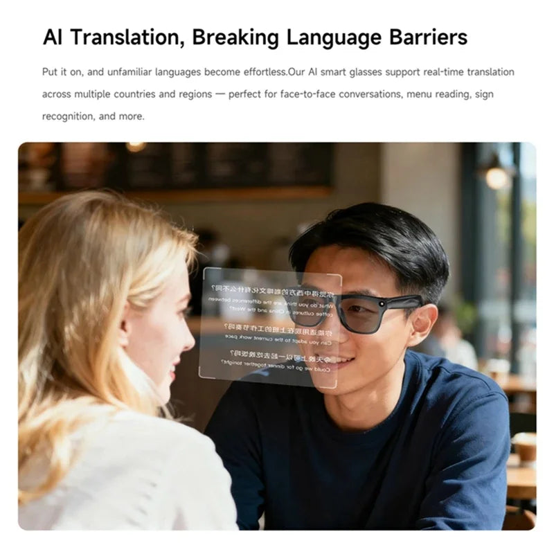 Multi-function Smart AI Bluetooth Glasses