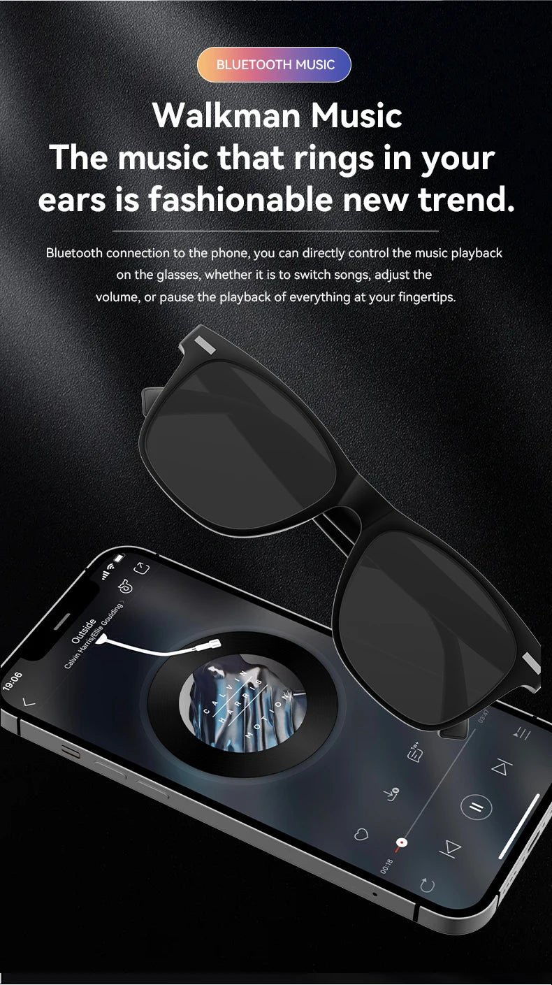 Smart Wireless Bluetooth Eyeglasses