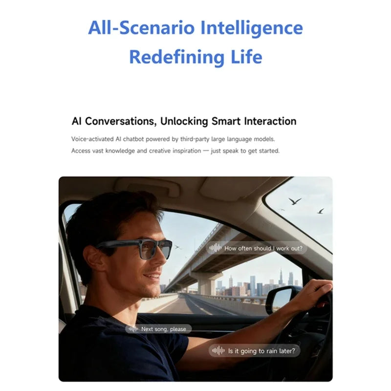 Multi-function Smart AI Bluetooth Glasses